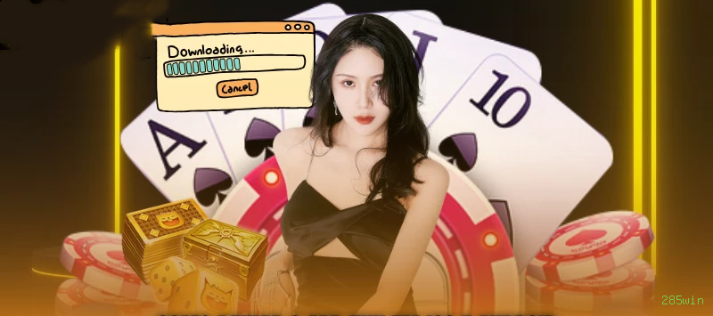 Imagem promocional do aplicativo mobile da 285win