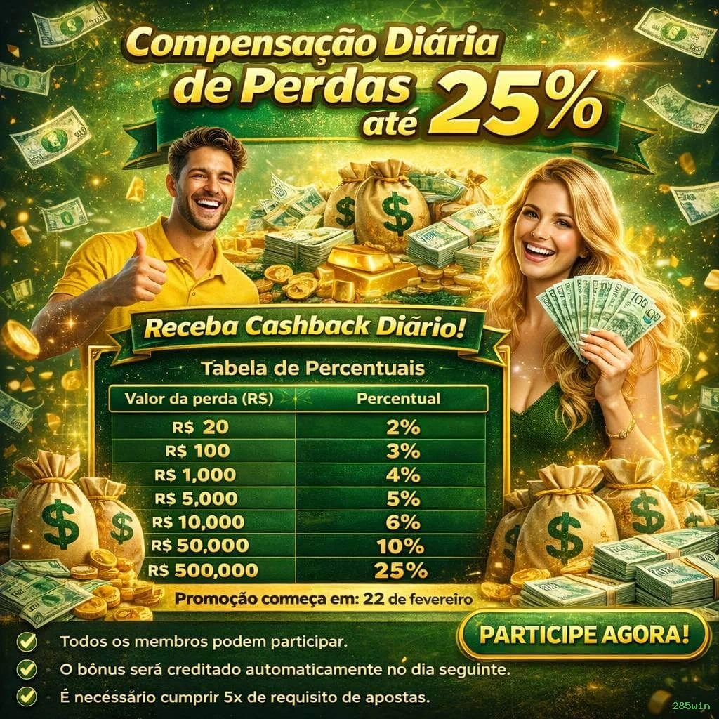 Imagem promocional de todos os jogos da 285win
